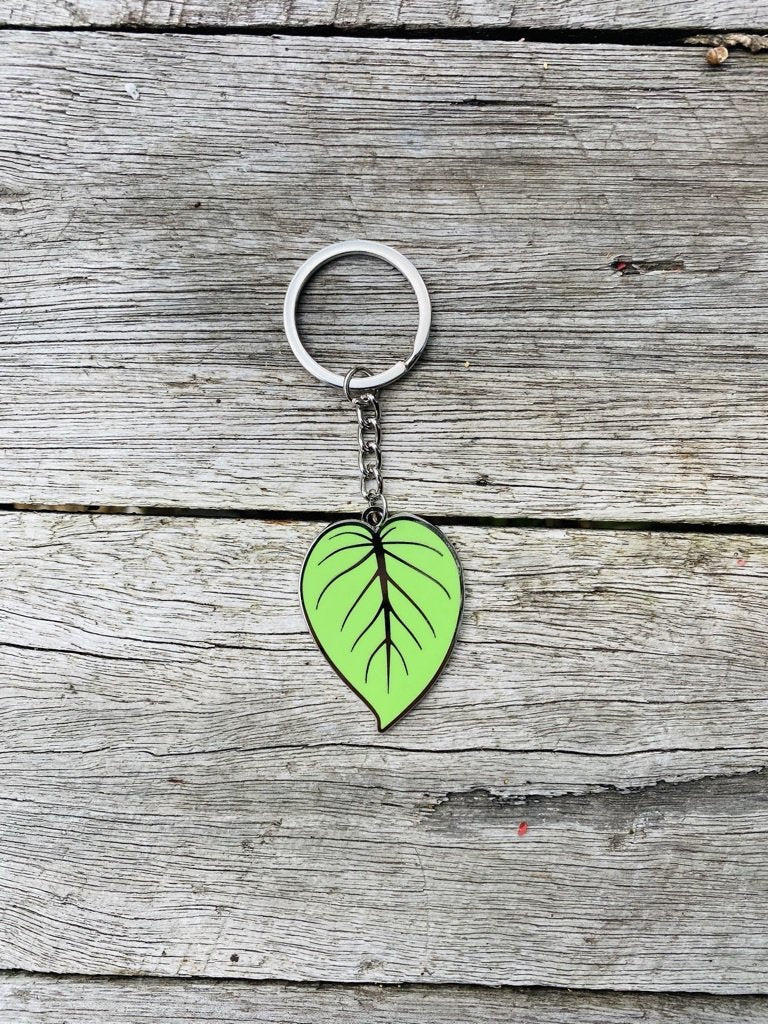 Philodendron Heart Leaf Keyring | Uprooted