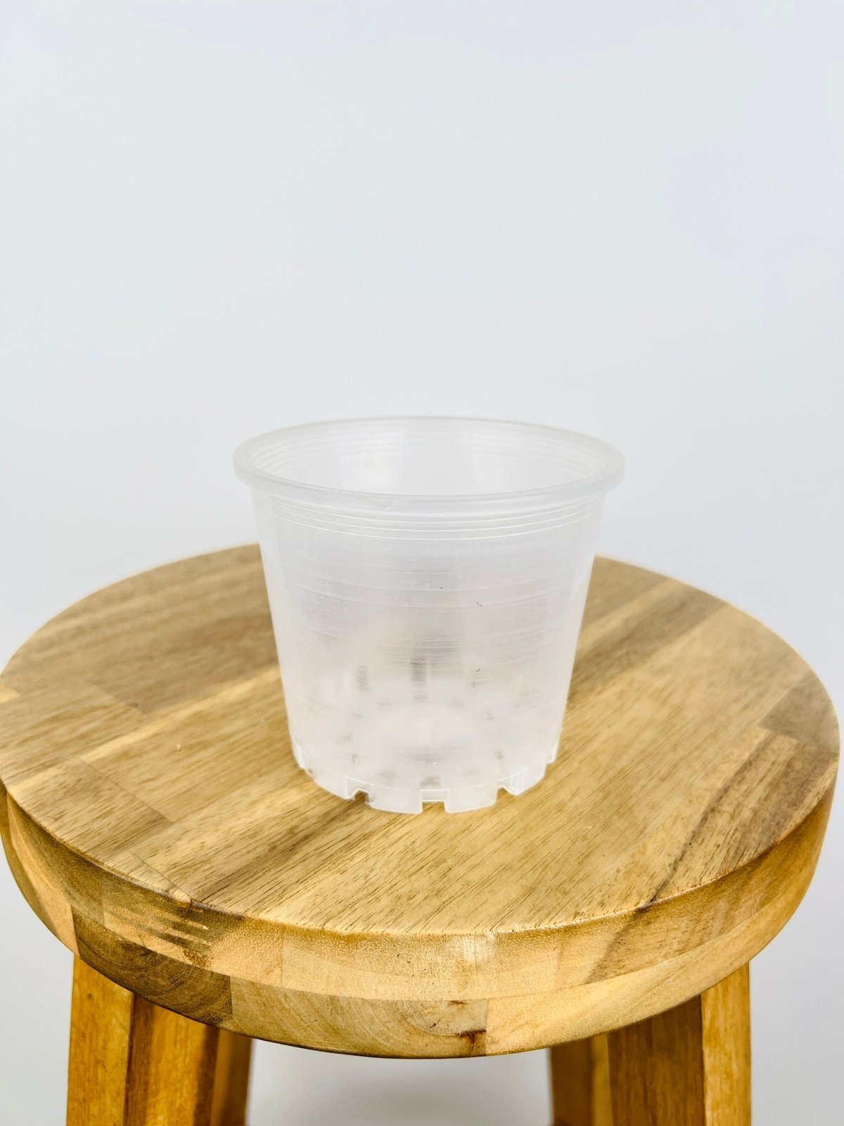 Squat Pot 100mm - Clear - 10 Pack | Uprooted